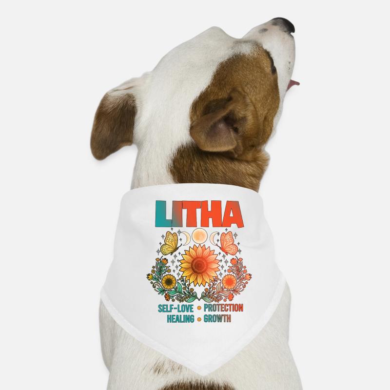 Litha Pagan Summer Solstice Midsummer Midsommar Dog Bandana