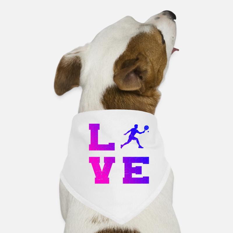 Les fans de double de padel et les règles de padel vont de pair Bandana pour chien
