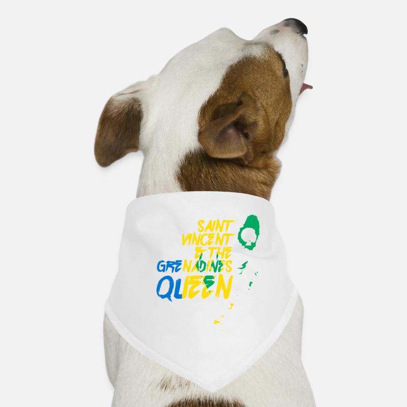 Queen Saint Vincent Graffiti Dog Bandana