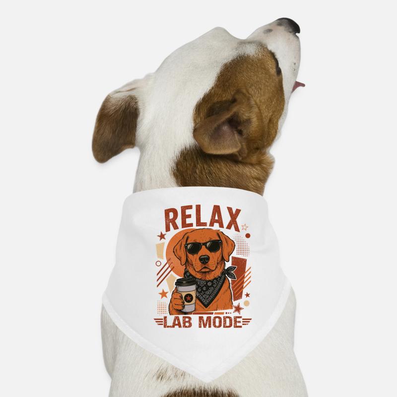 Chemise de mode Labrador Relax Lab Bandana pour chien