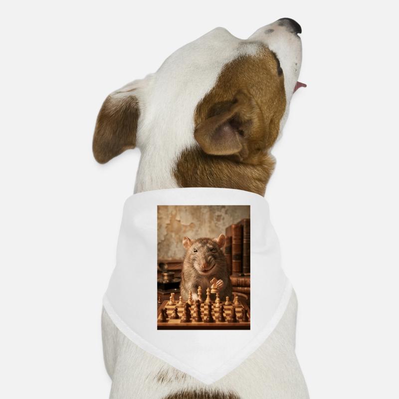 Rat playing chess Dog Bandana