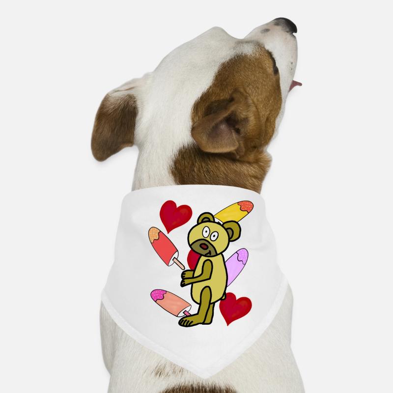 Eis Bär Bären Eiskrem Sommer Kinder Teddy Hunde-Bandana