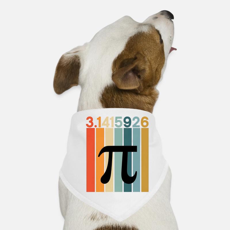 Pi Day Math Numbers Dog Bandana