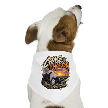 Chase the Horizon Sunset Trek - Hunde-Bandana - Weiß - Vorne