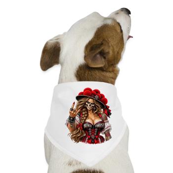 Schwarzwald Ungezähmt - Hunde-Bandana - Weiß - Vorne