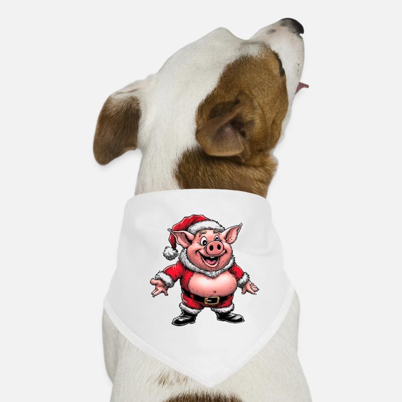 Noël cochon Bandana pour chien