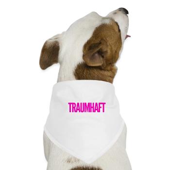 es ist ein Traum - Hunde-Bandana - Weiß - Vorne