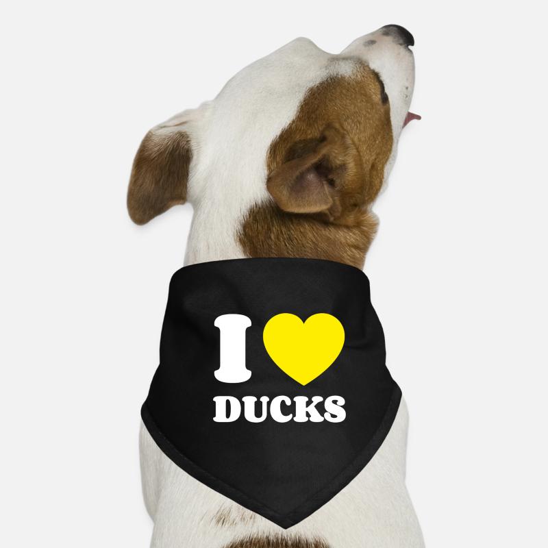 I love ducks Dog Bandana