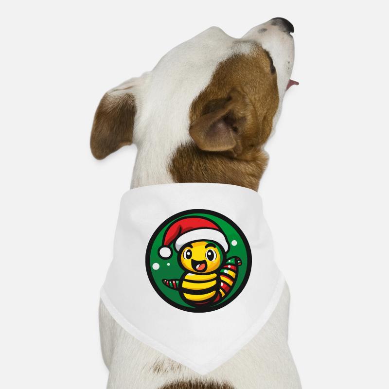 Worm Christmas Animal Dog Bandana