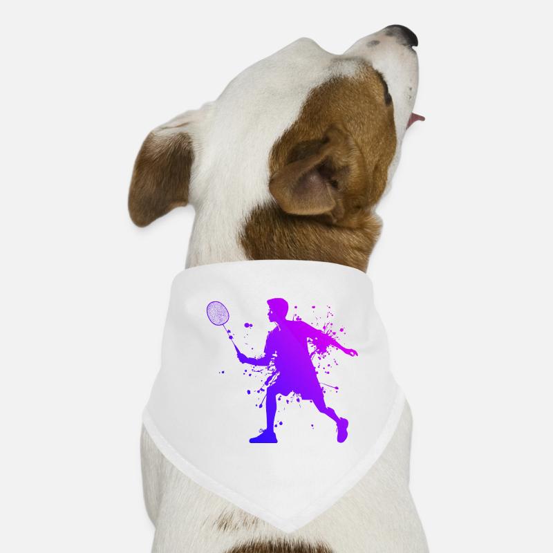 Joueur de squash Badminton Badminton Femmes Bandana pour chien
