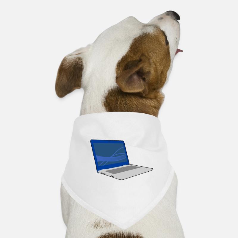 Laptop Computer Tastatur PC Notebook Geschenk Idee Hunde-Bandana