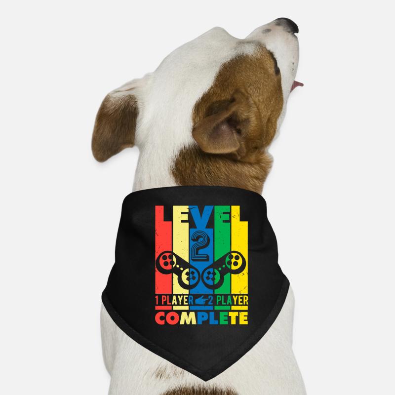 Jubiläums zweiter Hochzeitstag Level 2 Complete Hunde-Bandana