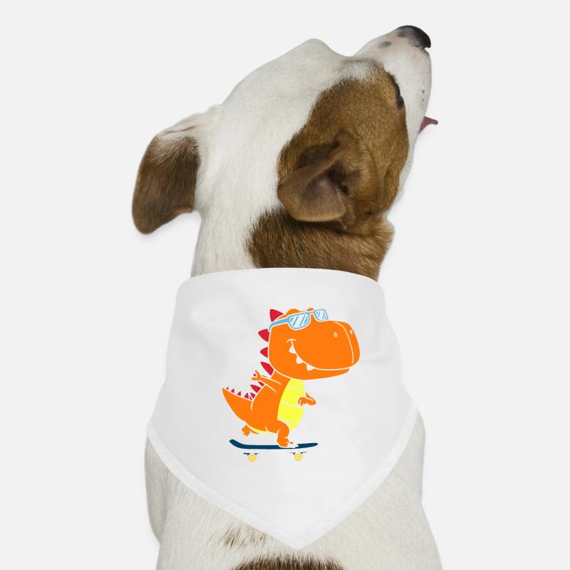 T-Rex Dinosaur Trex Dino Skateboard Dog Bandana