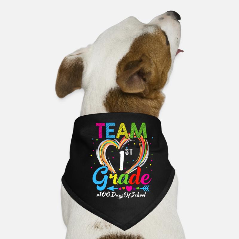 Équipe de 100e jour Équipe de 1re année 100 jours d’école Bandana pour chien