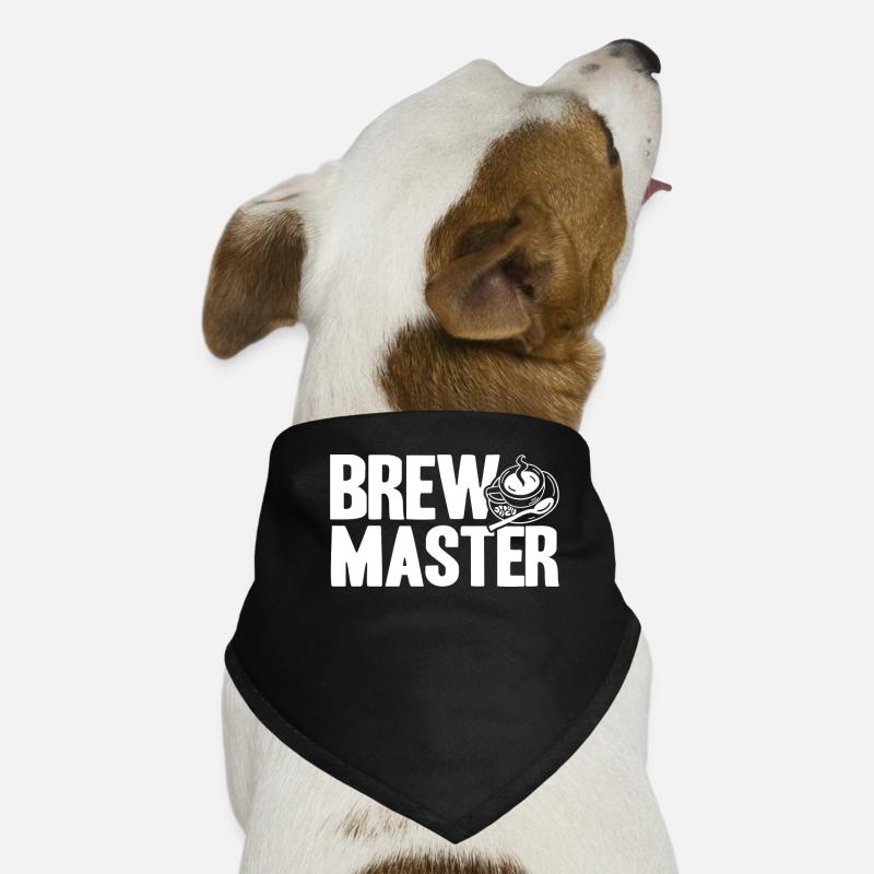 Barista Geschenkidee Coffee Lover Coffee Brewing Hunde-Bandana