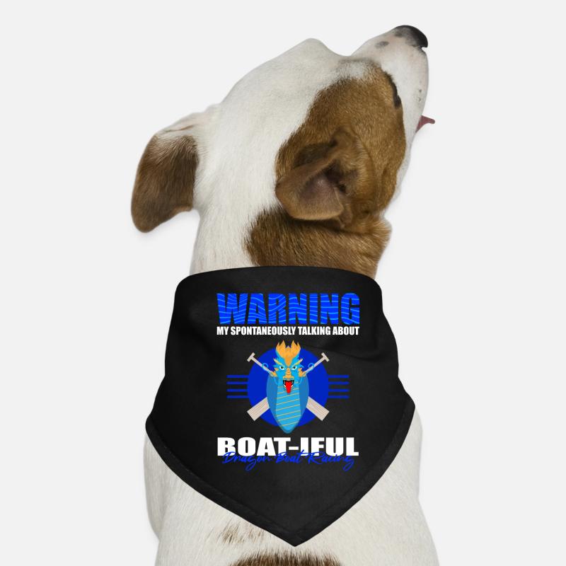 Course de bateaux chinois pour les entraîneurs de bateaux-dragons Bandana pour chien