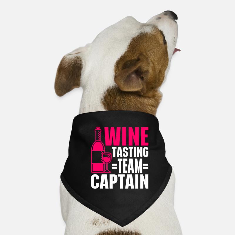Wine Tasting Funny Wine Lover Hunde-Bandana