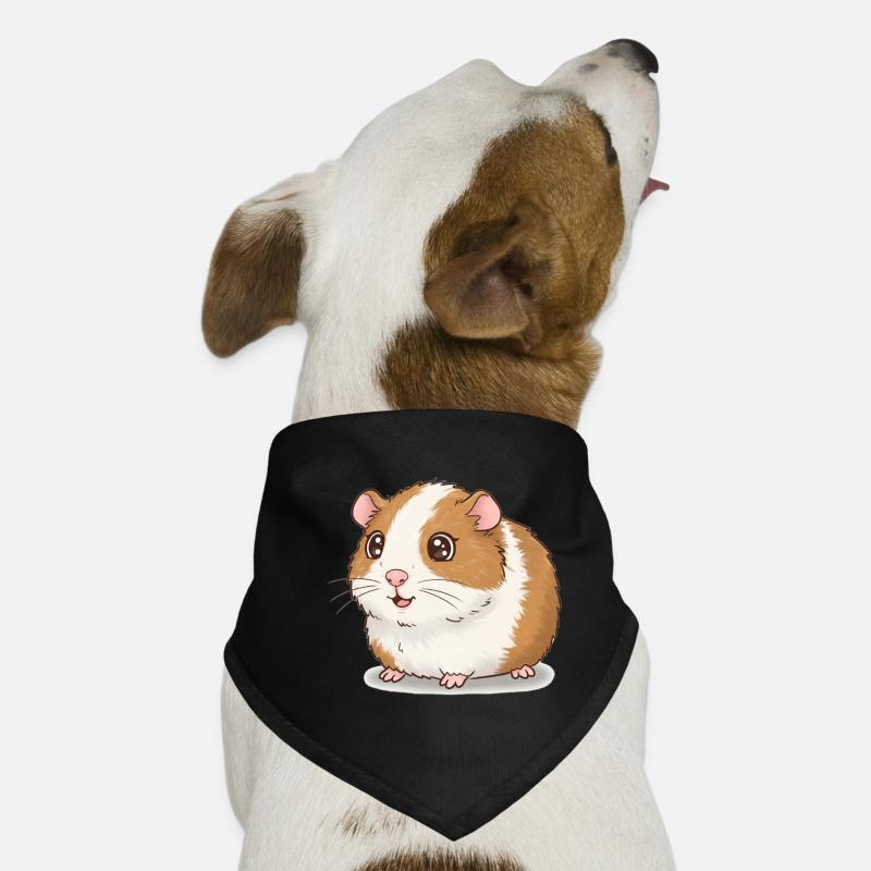 Dessin animé animalier cochon d’Inde Bandana pour chien