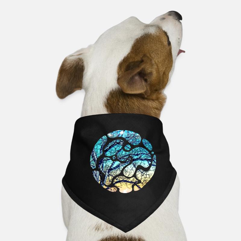 Winter magic design for an art lover Dog Bandana