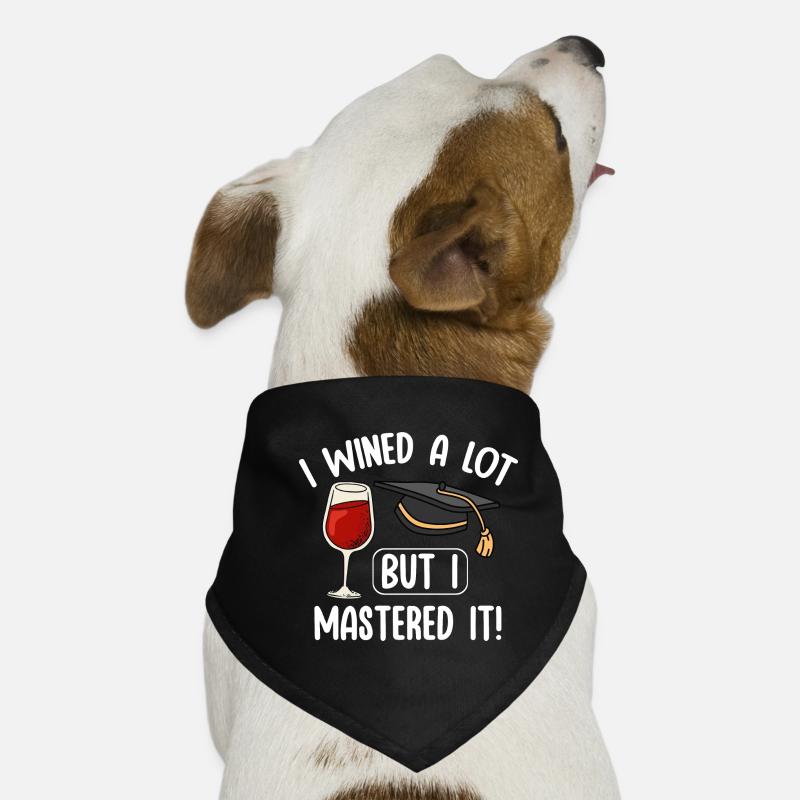 Master's Degree Studium Master Abschluss Hunde-Bandana