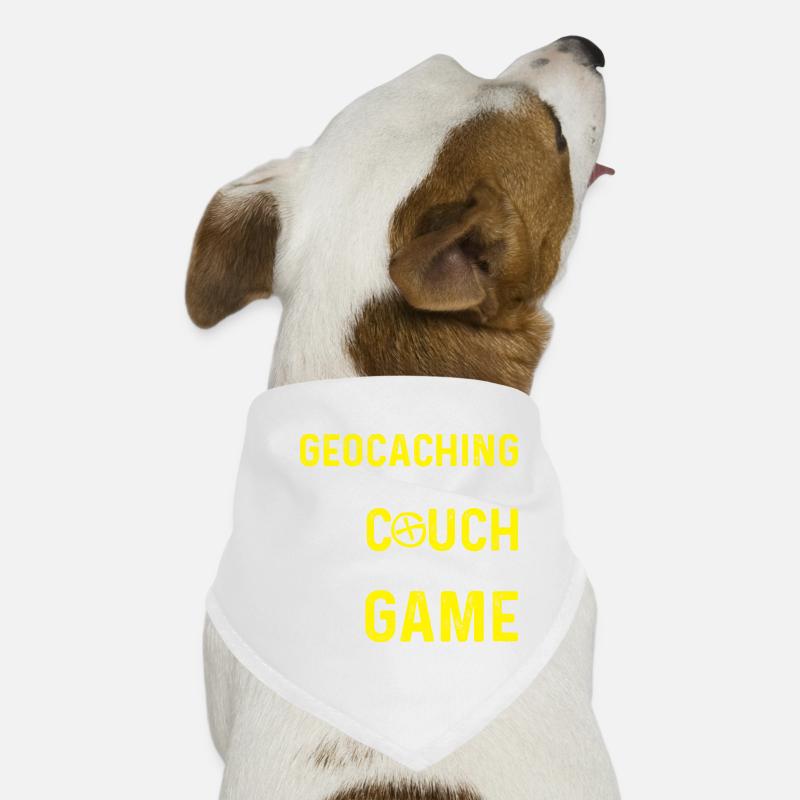 Geocache Sortez du canapé Géocaching drôle Bandana pour chien