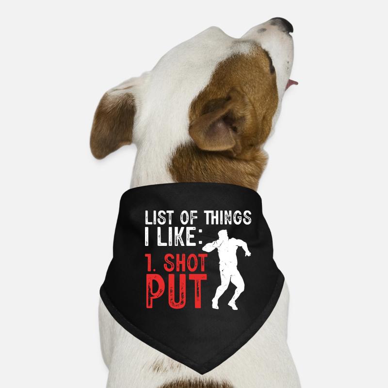 Shot Put Throwing Athletics Dog Bandana