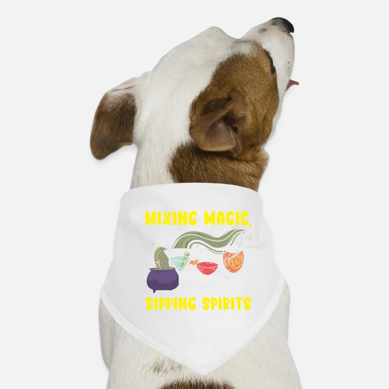 Magical sip spirits mix bartender Hallow Dog Bandana