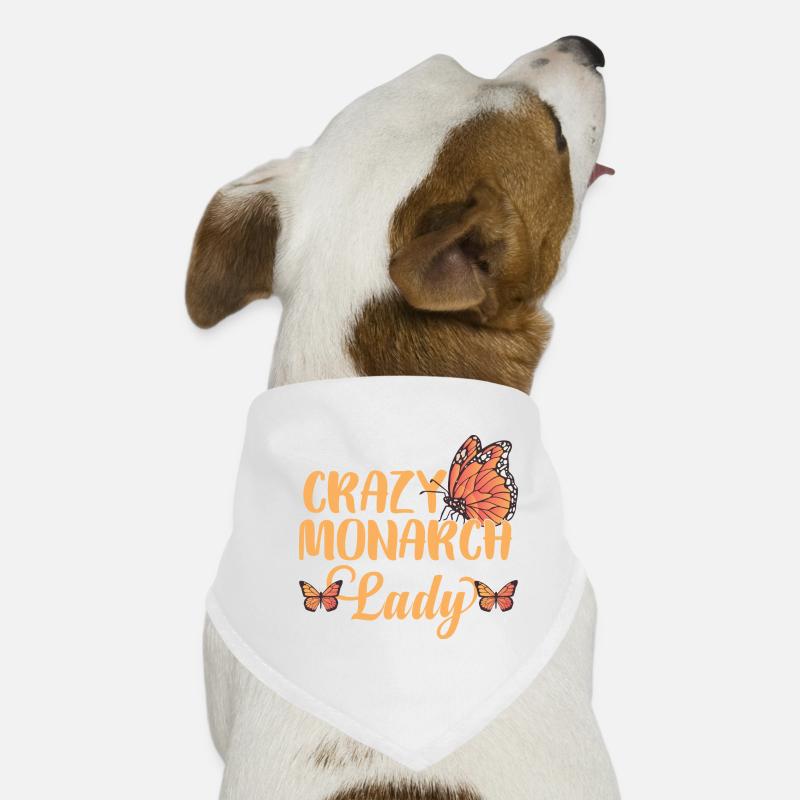 Crazy Monarch Lady Dog Bandana