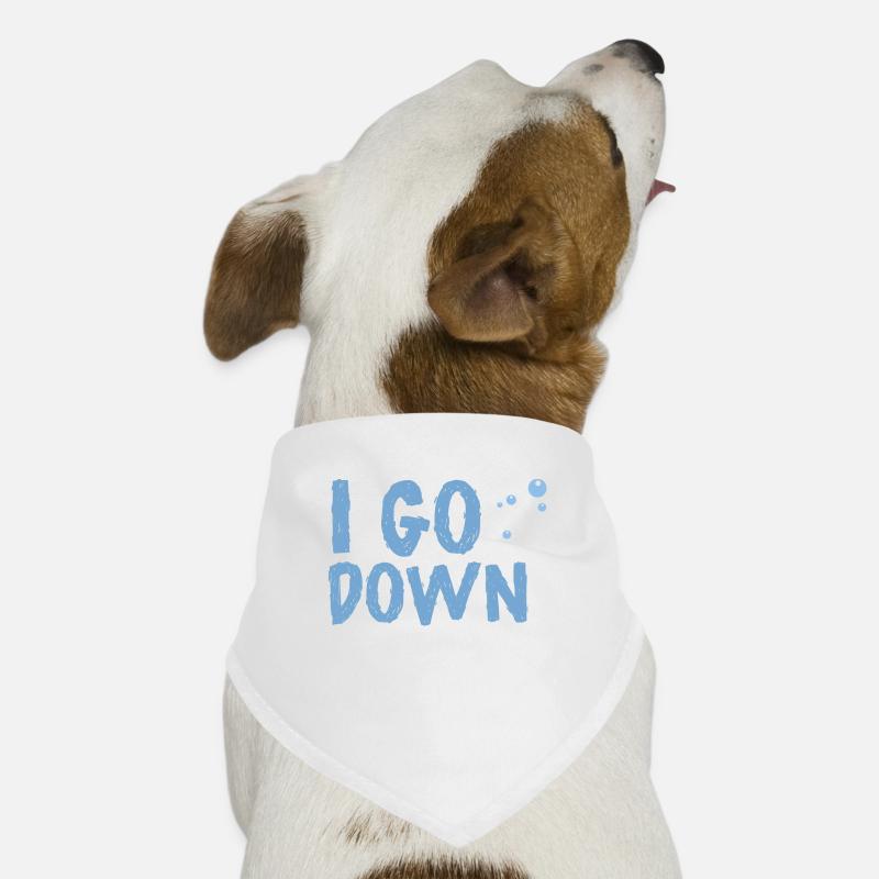 Ich gehe unter Hunde-Bandana