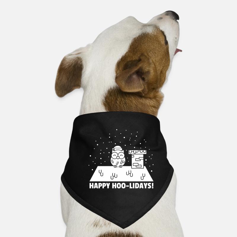 Joyeux Hoo-lidays Bandana pour chien