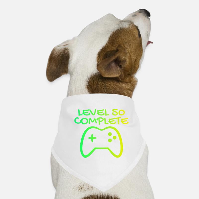 50th Birthday Level 50 Complete Dog Bandana