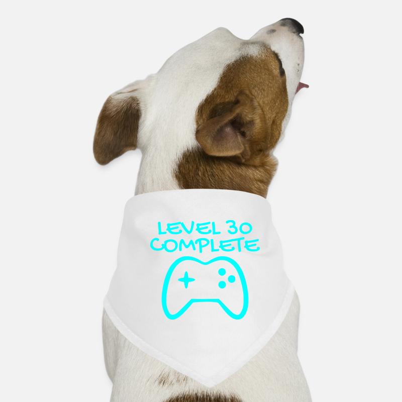 30 Geburtstag Level 30 Complete Hunde-Bandana