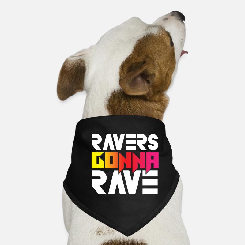 Ravers Gonna Rave Bandana pour chien