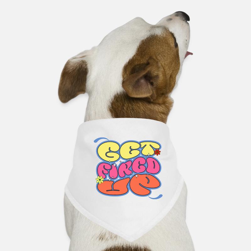 Fired Up Motivational Inspirational Positivity Hunde-Bandana