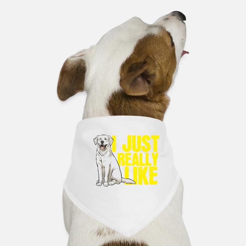 Labrador Retriever blanc Labrador Labrador blanc Bandana pour chien