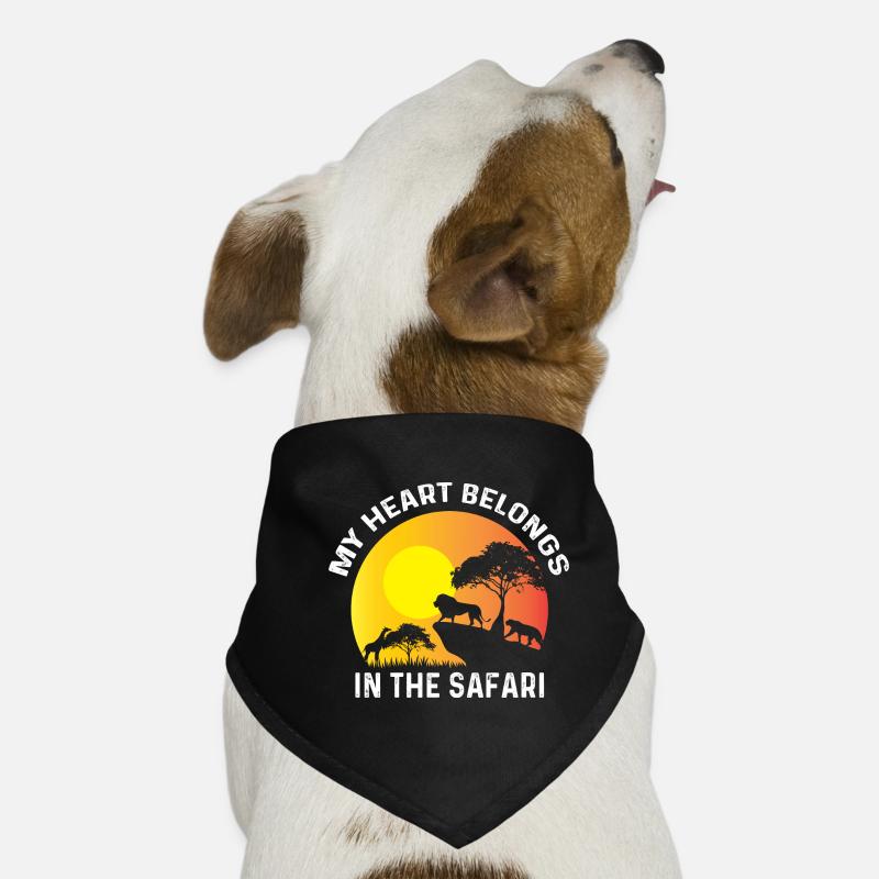 Appartient à Safari Backpacker Gift Bandana pour chien