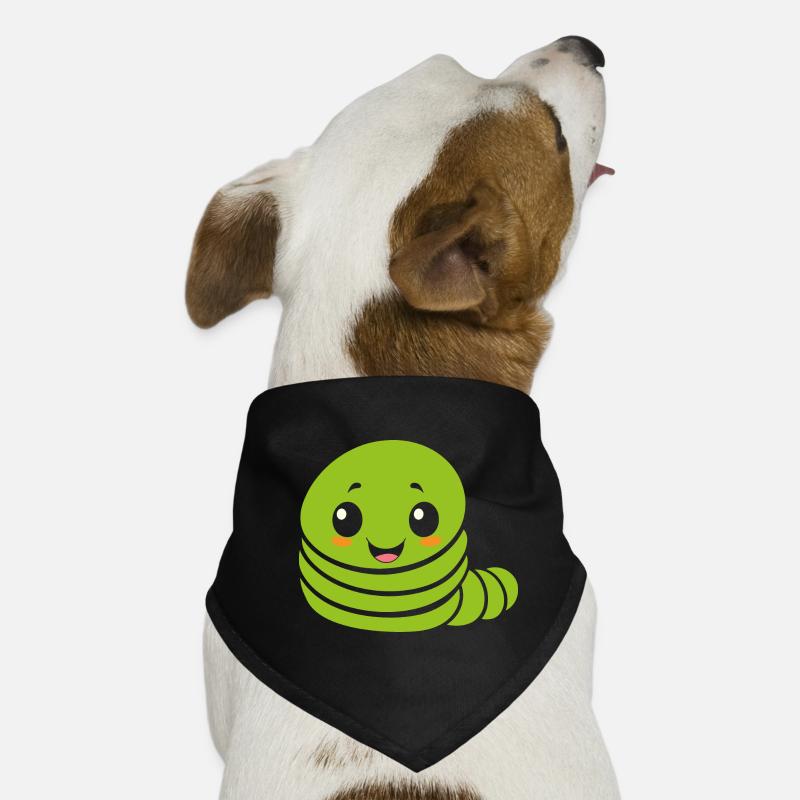Chenilles insecte Amour petite chenille Bandana pour chien