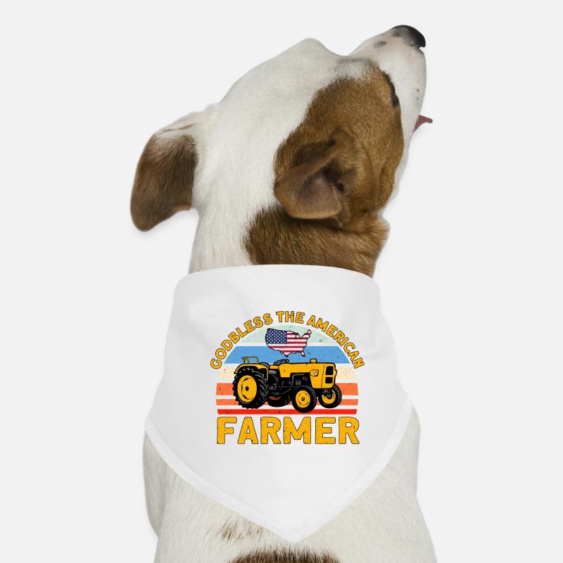 Tractor Cattle Breeder Farmer Gift Dog Bandana