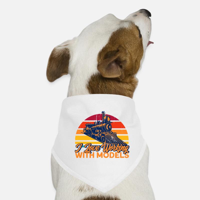 Model Railway Trains Train Ride Gift Dog Bandana