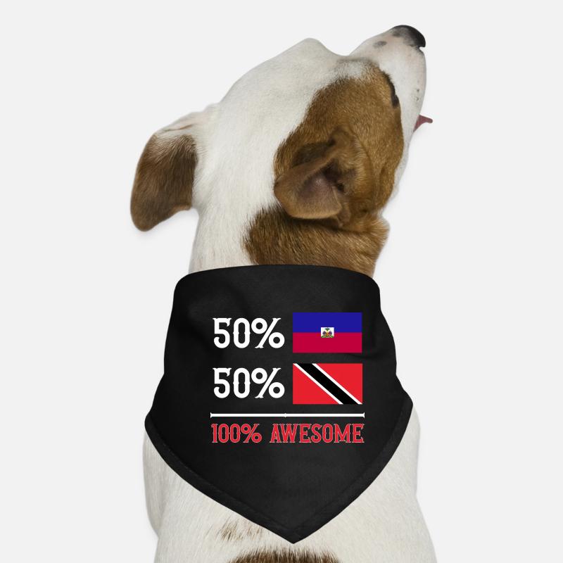 Drapeau de Trinité-et-Tobago Bandana pour chien