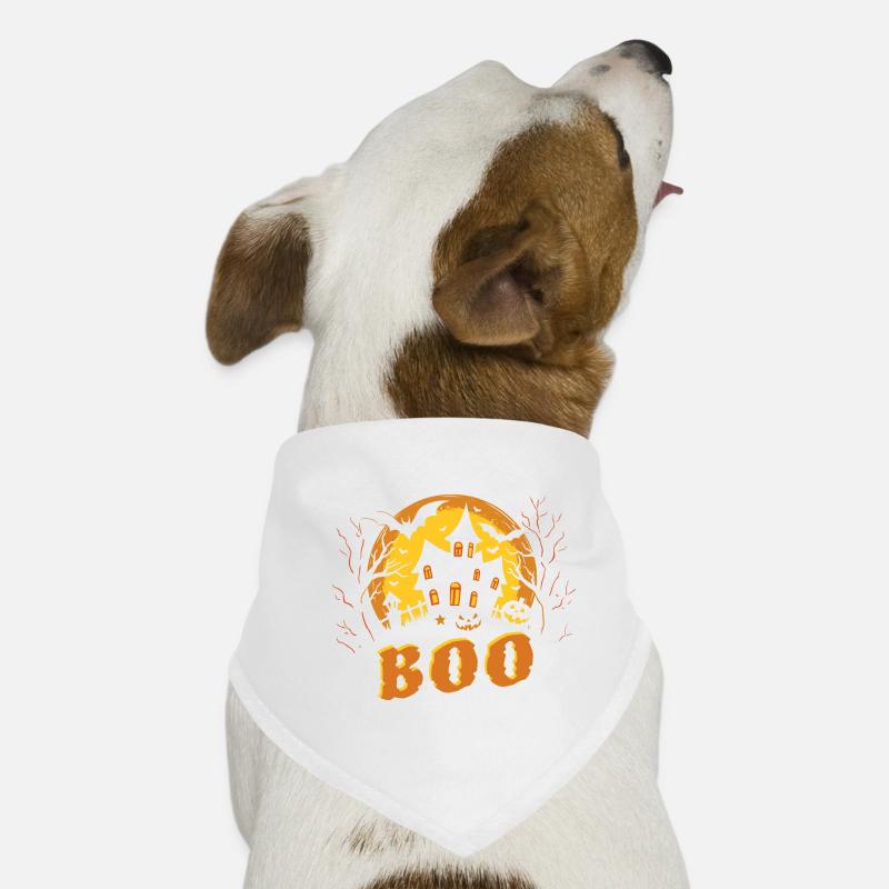 Maison hantée d’Halloween - Effrayant - Boo Bandana pour chien