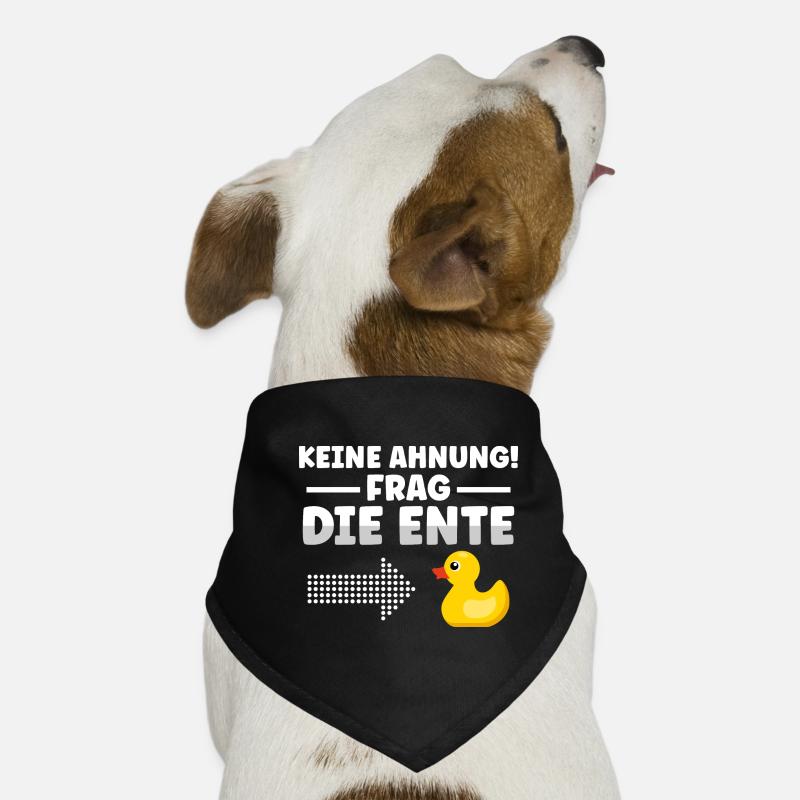 Frag die Badeente Gummiente Hunde-Bandana