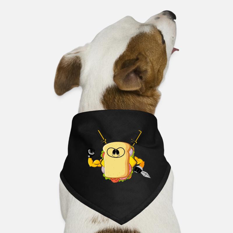 Sandwich Ninja Karate Warrior Japan Gift Dog Bandana