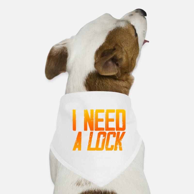 I Need A Lock 3 Hunde-Bandana