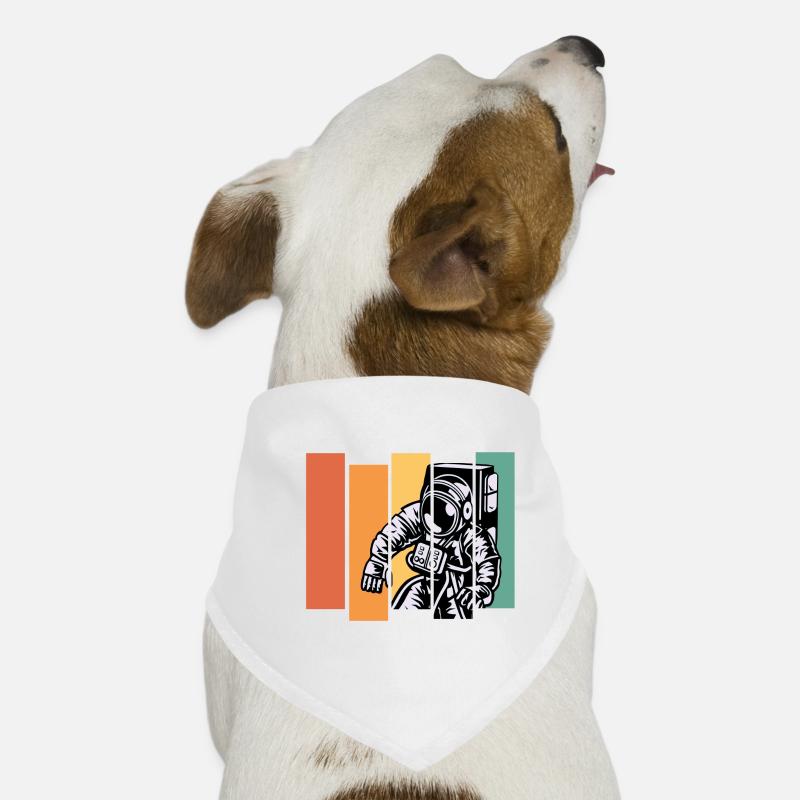 Astronaut Raumfahrt Hunde-Bandana
