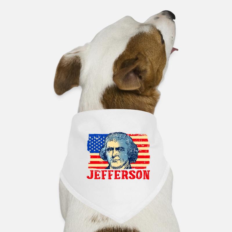 Thomas Jefferson Hunde-Bandana
