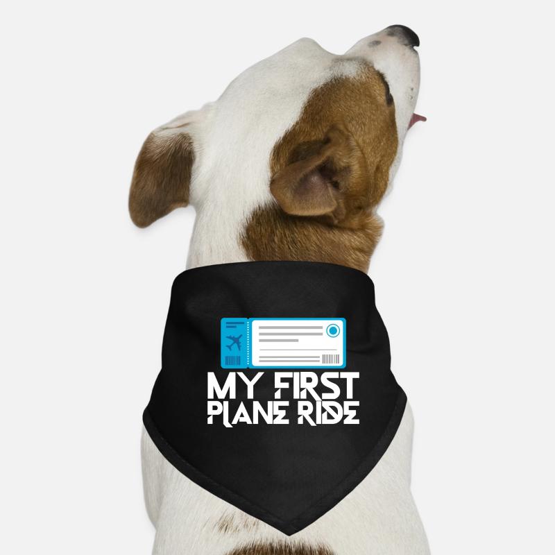 My First Plane Ride 32 Hunde-Bandana