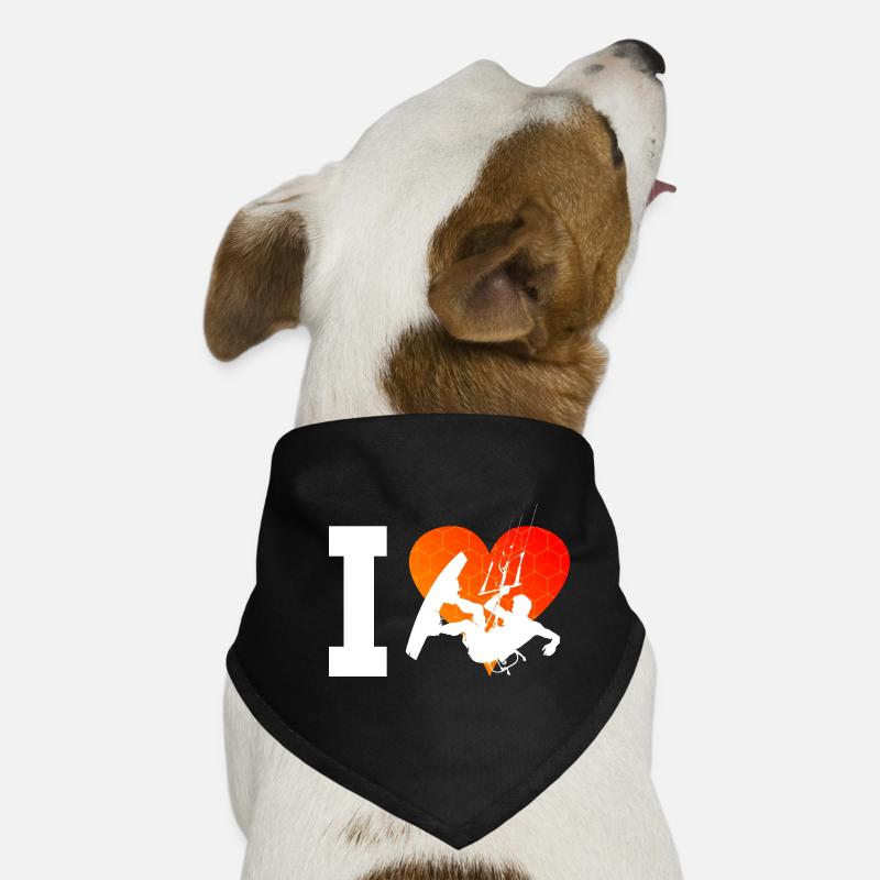 Femme Kiten Kitesurf Kitesurfer Kitesurf Bandana pour chien