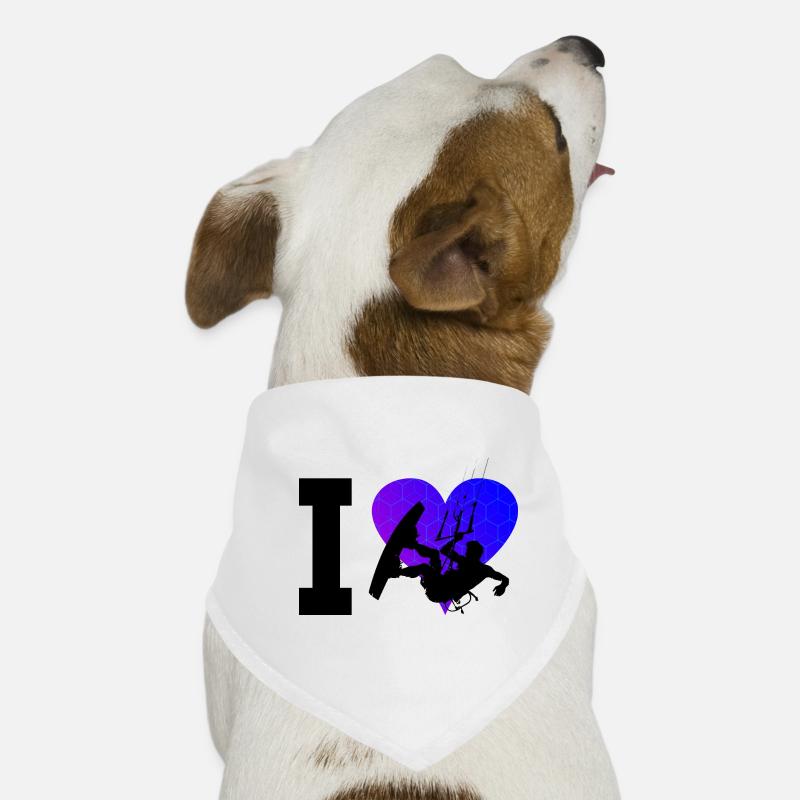Kitesurf Kitesurf Dames Kitesurfer Kite Bandana pour chien