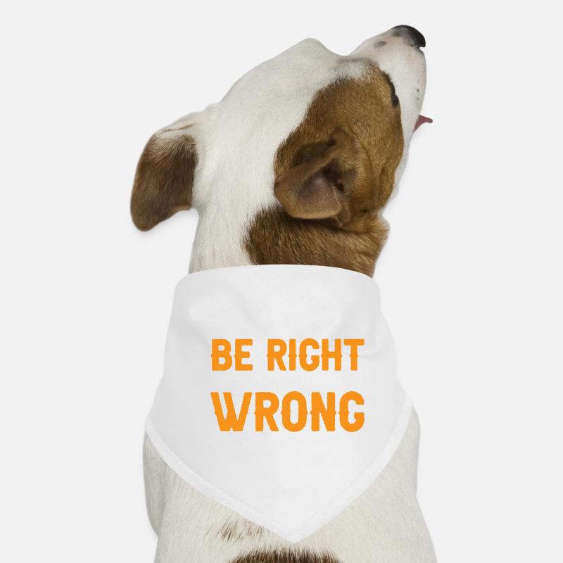 I May Not Always Be Right But I'm Never Wrong 34 Hunde-Bandana